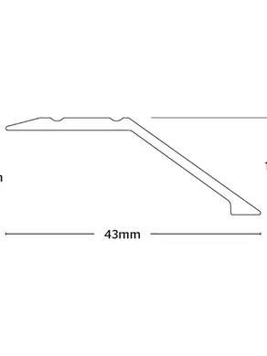 Stickdown Ramp Edge Metal