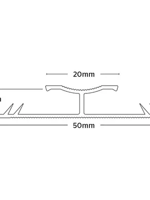 Metal Double Naplock Bar