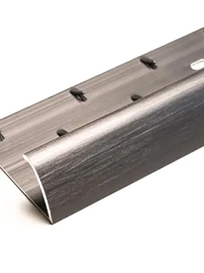Brushed Steel Single Edge Bar